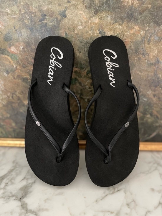 Cobian Shoes - Cobian Nias Bounce 2‎ Flip Flop Sandal Womens Size 9 Black Comfort